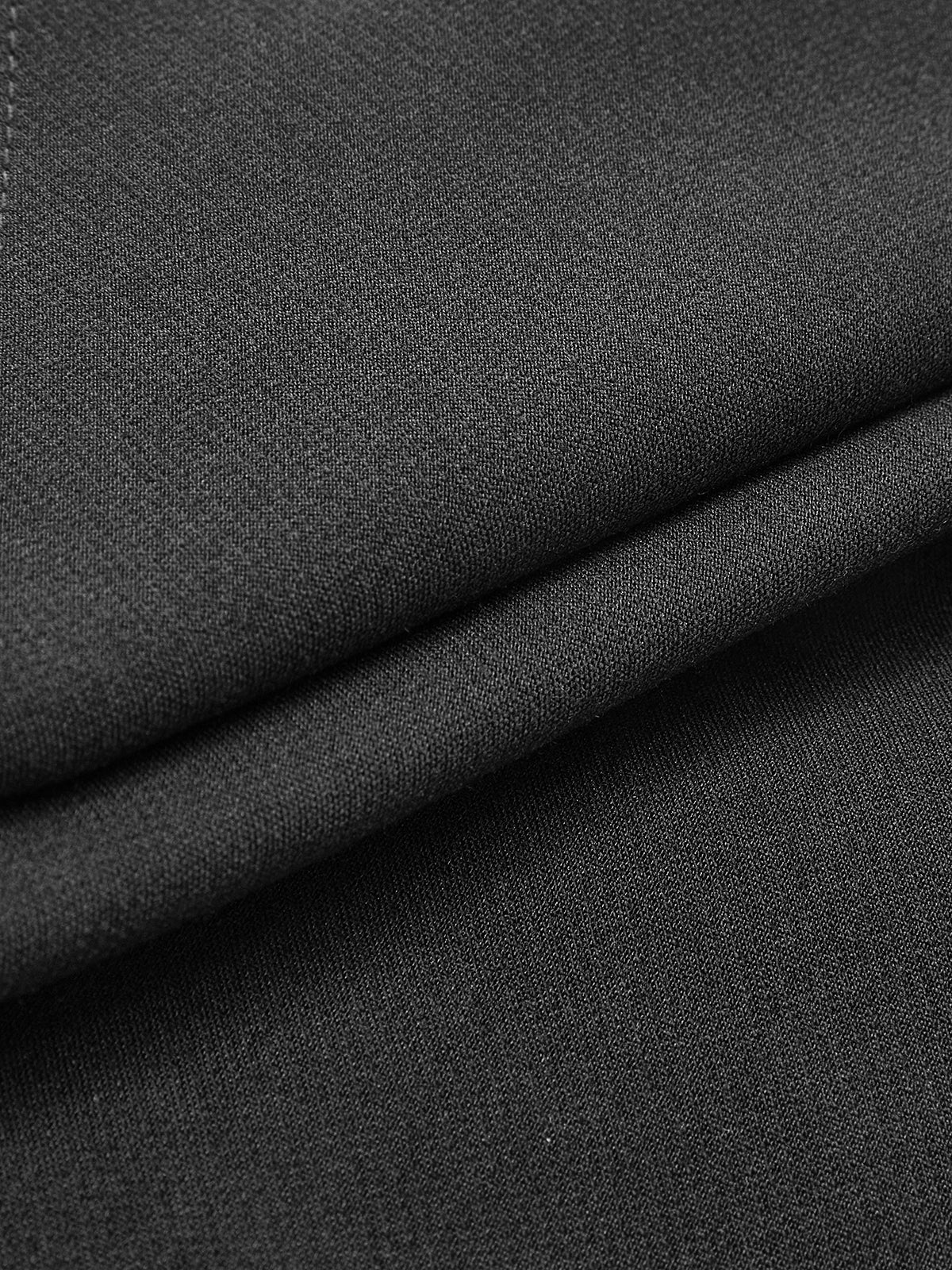 Solid A-Line Short Skirt