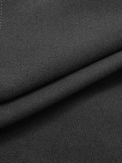 Solid A-Line Short Skirt