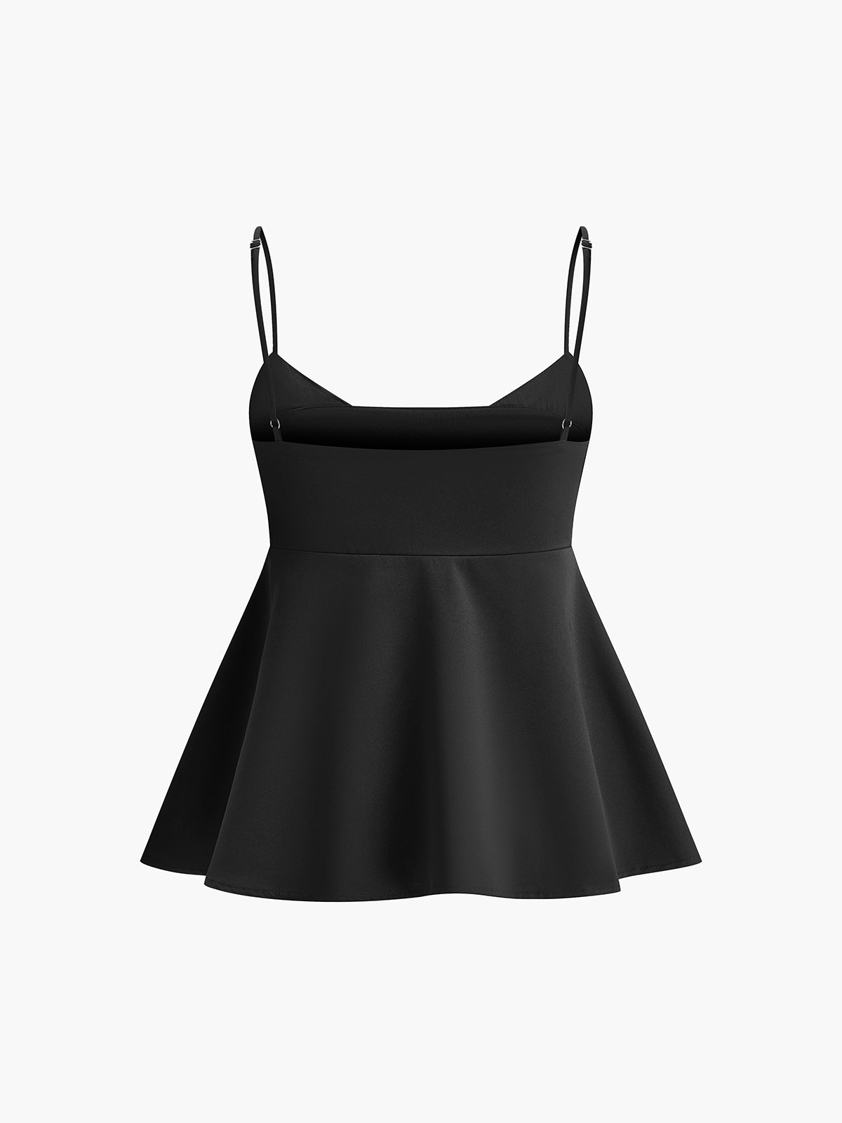 Spaghetti Strap Flared Cami Top