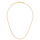 Square Snake Chain Necklace, 925 Silver, 18K Gold Plated