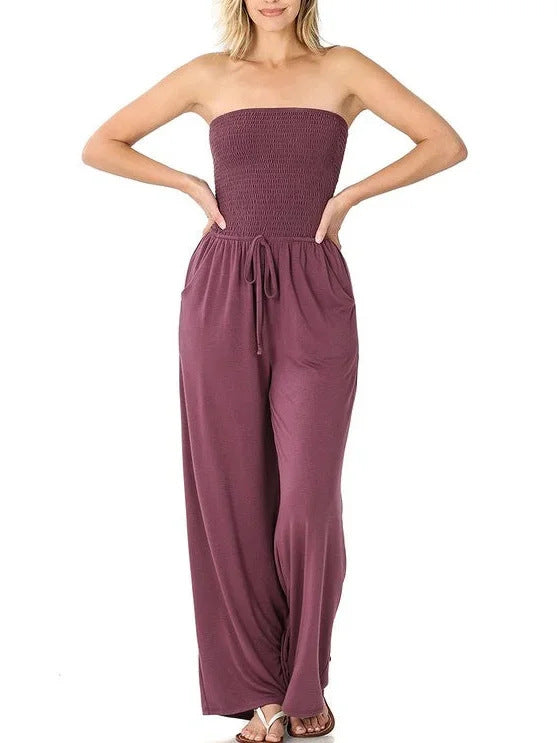 Stina-Off shoulder jumpsuit For Women