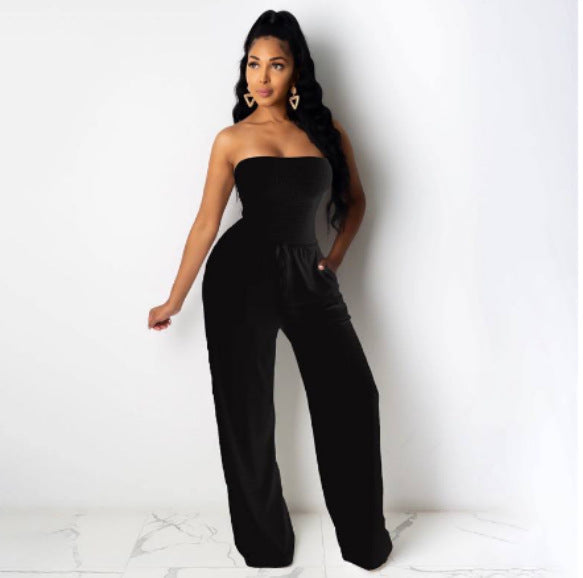 Stina-Off shoulder jumpsuit For Women