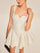 Sweetheart Neckline Flared Dress