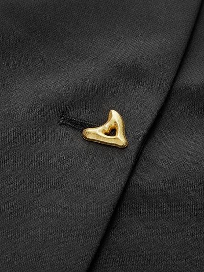 Trendy V-Neck Button Down Blouse