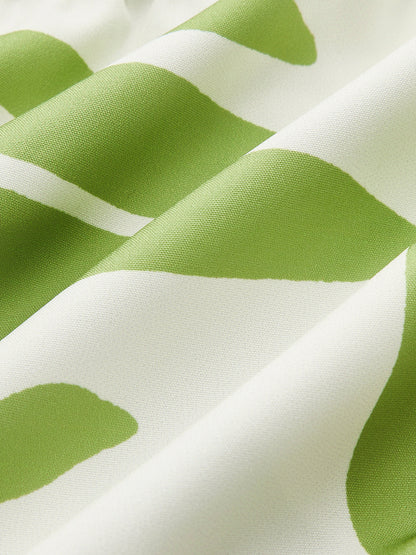 Twist Front Strapless Pleated Dress