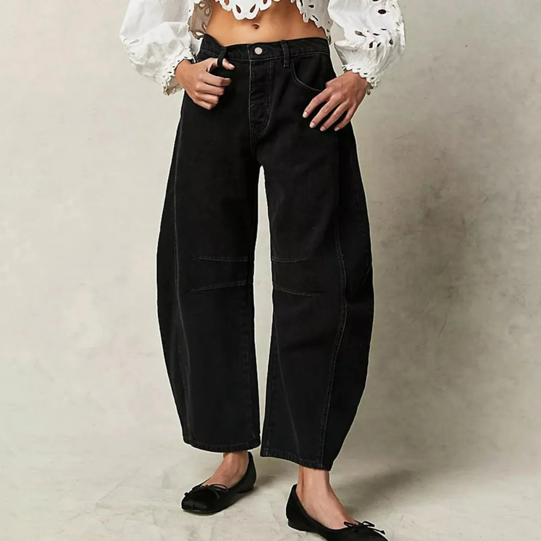 Vintage Wide-Leg Jeans For Women