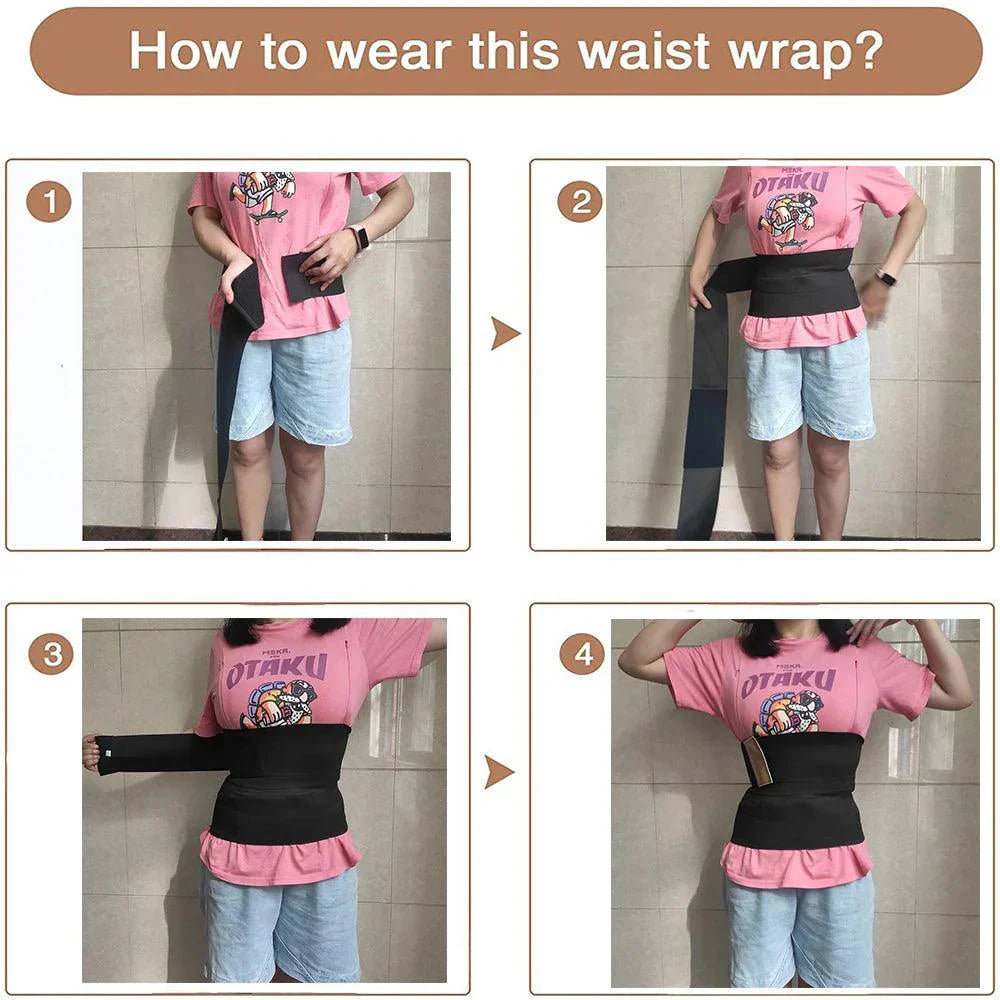 Adjustable Waist Wrap Belt – Body Shaper & Waist Trainer for Women